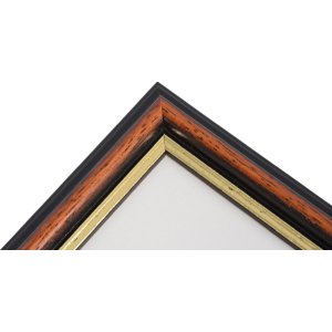 Marco de madera Verona 40x50 cm marrón oscuro