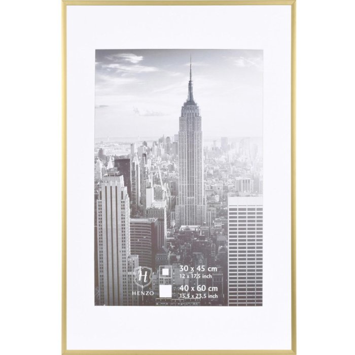 Marco Manhattan 40x60 cm marco de aluminio dorado