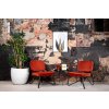 Henzo Marco de aluminio Manhattan 40x60 cm negro con passepartout 30x45 cm