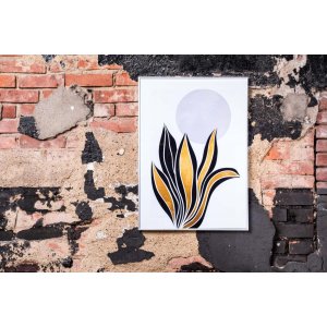 Marco Manhattan 40x60 cm aluminio plateado