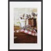 Marco de madera Henzo JARDIN negro 40x60 cm con Passepartout 30x45 cm