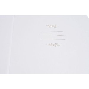 Henzo Álbum de fotos LONZO blanco 28x30,5 cm 70 páginas blancas