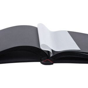 Henzo Álbum de fotos Lonzo 28x30,5 negro 70 páginas negras