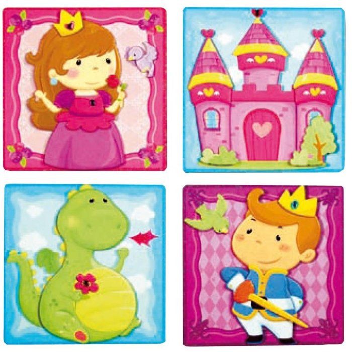 Vinilos infantiles REINO SET de 4