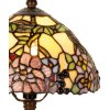 LumiLamp 5LL-1103 Lámpara de mesa Tiffany Ø 22x32 cm Flores amarillas Lámpara de escritorio