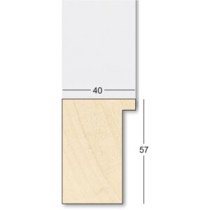 Marco de madera Walther Getafe 2 tipos de cristal y formatos especiales