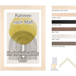 Walther marco de madera Malaga 2 tipos de cristal y...