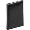 Funda de piel para tarjetas de crédito Walther 9,8x6,7 cm negro
