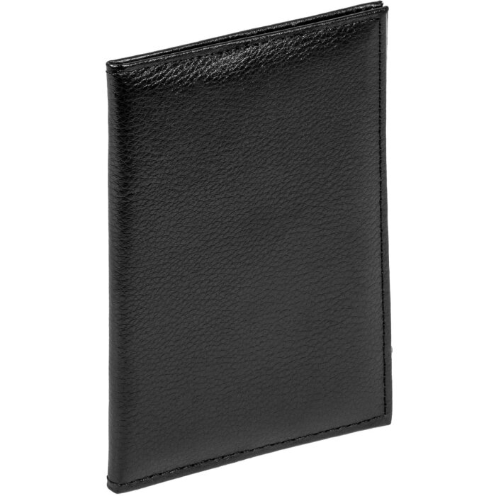 Funda de piel para pasaporte Walther EU 14x9,5 cm, negra