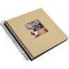 Goldbuch álbum espiral Bella Vista beige 20x20 cm 40 páginas negras