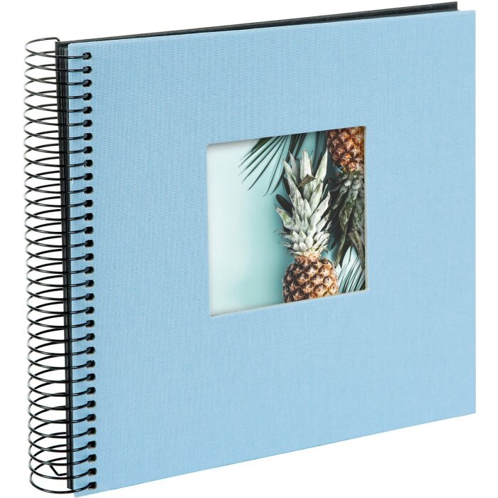 Goldbuch Álbum espiral Bella Vista azul cielo 20x20 cm 40 páginas negras