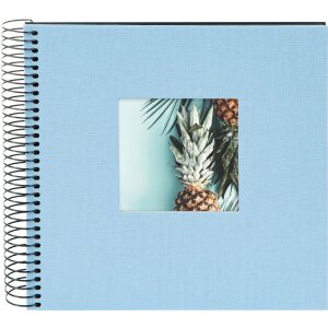 Goldbuch Álbum espiral Bella Vista azul cielo 20x20 cm 40 páginas negras