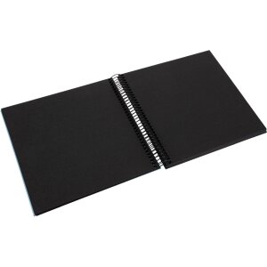 Goldbuch Álbum espiral Bella Vista azul cielo 20x20 cm 40 páginas negras