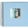 Goldbuch Álbum espiral Bella Vista azul cielo 20x20 cm 40 páginas negras