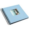 Goldbuch Álbum espiral Bella Vista azul cielo 20x20 cm 40 páginas negras