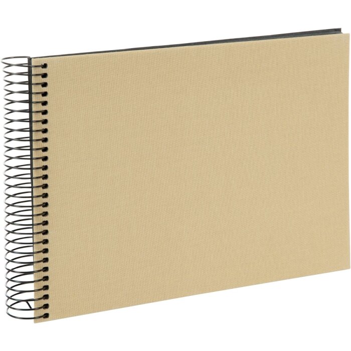 Goldbuch Álbum espiral Bella Vista beige 24x17 cm 40 páginas negras
