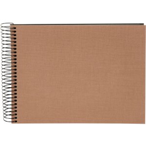 Goldbuch Álbum espiral Bella Vista avellana 24x17 cm 40 páginas negro