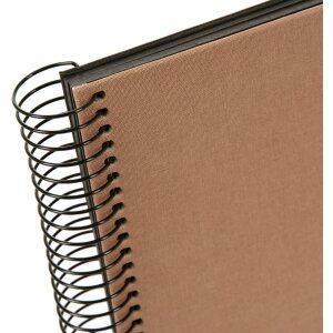 Goldbuch Álbum espiral Bella Vista avellana 24x17 cm 40 páginas negro