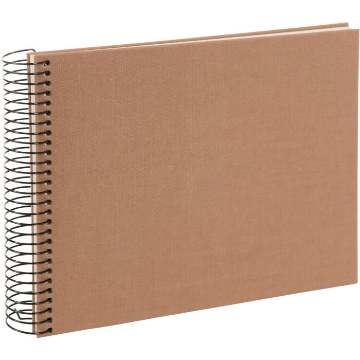 Goldbuch Álbum espiral Bella Vista avellana 24x17 cm 40 páginas blancas