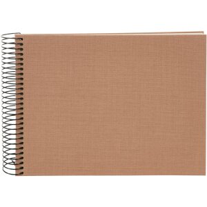 Goldbuch Álbum espiral Bella Vista avellana 24x17 cm 40 páginas blancas