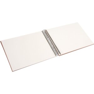 Goldbuch Álbum espiral Bella Vista avellana 24x17 cm 40 páginas blancas