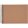 Goldbuch Álbum espiral Bella Vista avellana 24x17 cm 40 páginas blancas