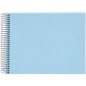 Goldbuch Álbum espiral Bella Vista azul cielo 24x17 cm 40 páginas blancas