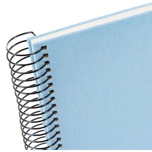 Goldbuch Álbum espiral Bella Vista azul cielo 24x17 cm 40 páginas blancas