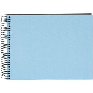 Goldbuch Álbum espiral Bella Vista azul cielo 24x17 cm 40 páginas negras