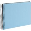 Goldbuch Álbum espiral Bella Vista azul cielo 24x17 cm 40 páginas negras