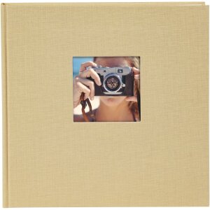 Goldbuch álbum de fotos Bella Vista beige 25x25 cm 60 páginas blancas