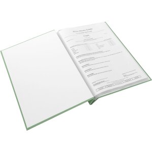 Goldbuch Carpeta de calificaciones cheeky & free musgo verde el mundo 12 bolsillos 24x30 cm