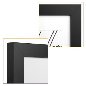 Henzo Marco Doble Madera Piano 3 Fotos 13x18 cm negro