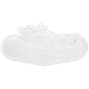 ZEP Estaño Señal VELOCIDAD 50x25 cm Motocicleta