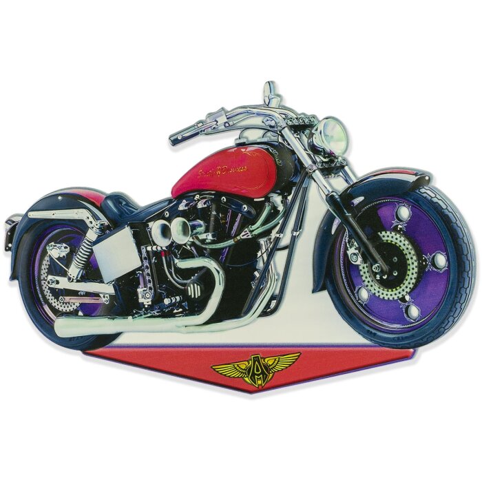 ZEP Estaño Señal VELOCIDAD 46x30 cm Motocicleta
