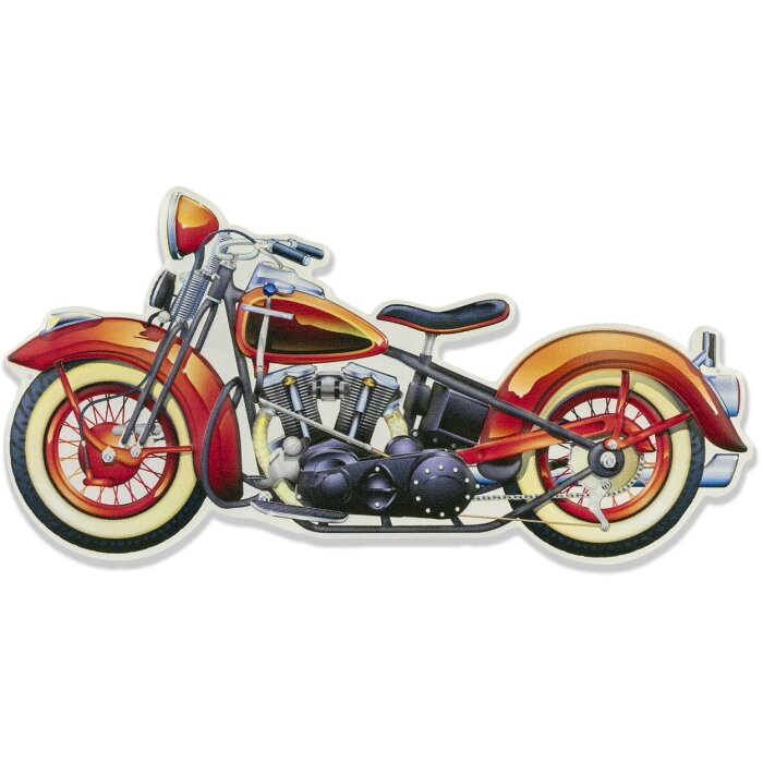 ZEP Estaño Señal VELOCIDAD 44x22 cm Motocicleta