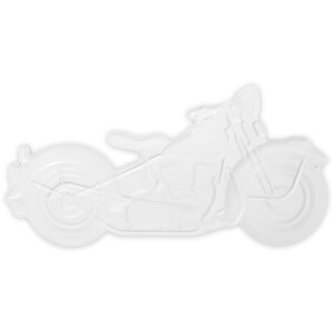 ZEP Estaño Señal VELOCIDAD 44x22 cm Motocicleta