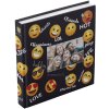 Henzo Álbum de Fotos Jumbo Emoji Negro 30x30 cm 100 páginas blancas