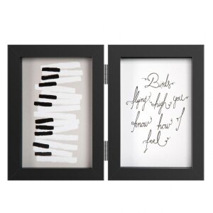 Henzo Marco Doble Madera Piano 2 Fotos 10x15 cm negro