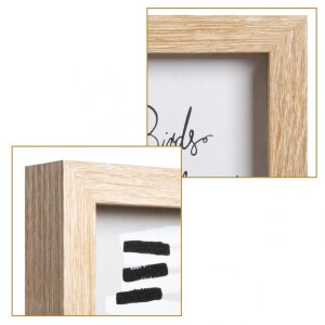 Henzo marco doble madera Piano 2 fotos 13x18 cm beige