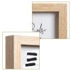 Henzo marco doble madera Piano 2 fotos 13x18 cm beige