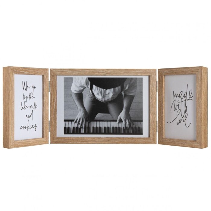 Henzo Marco Doble Madera Piano 3 Fotos 10x15 cm y 15x20 cm beige