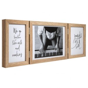 Henzo Marco Doble Madera Piano 3 Fotos 10x15 cm y 15x20 cm beige