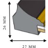 Ceanothe Marco Pandore 13x18 cm negro-dorado