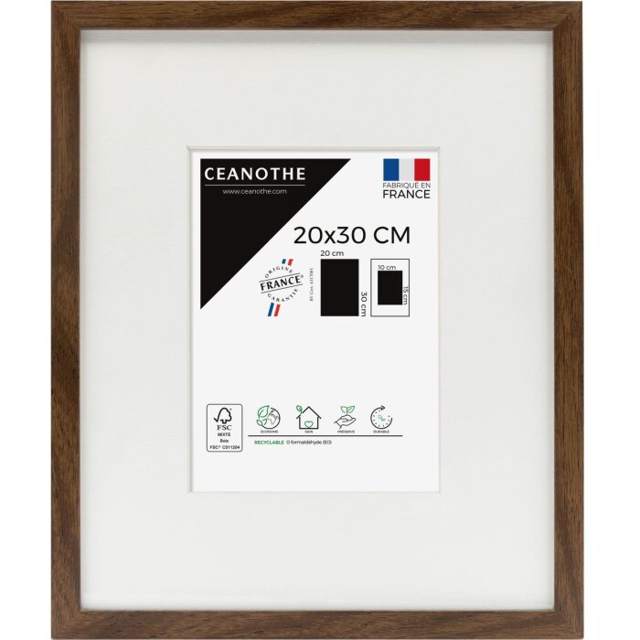 Ceanothe Marco de madera Wild 50x70 cm marrón