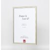Efecto marco de madera maciza perfil 29 plata - formatos y tipos de cristal especiales