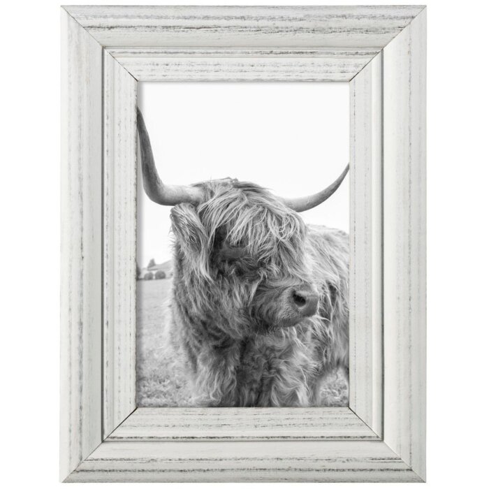 Hama Marco de madera para retratos Canuto Blanco 10 x 15 cm
