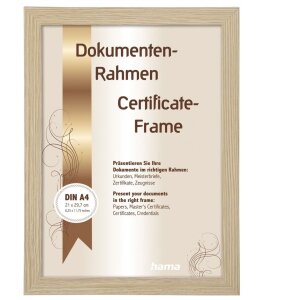 Marco de madera MDF Hama Olas 21x29,7 cm roble