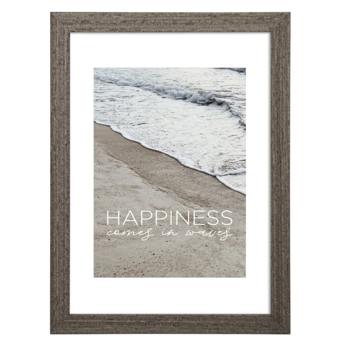 Marco de madera MDF Hama Waves 20x30 cm taupe