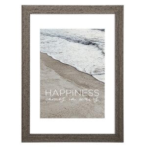 Marco de madera MDF Hama Waves 30x40 cm taupe